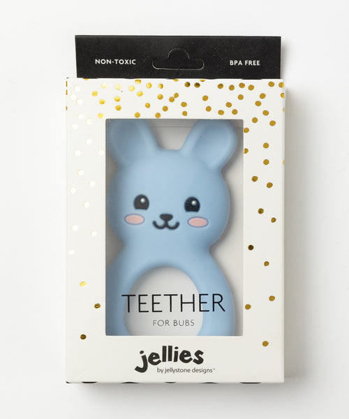 Bunny Teether - blue