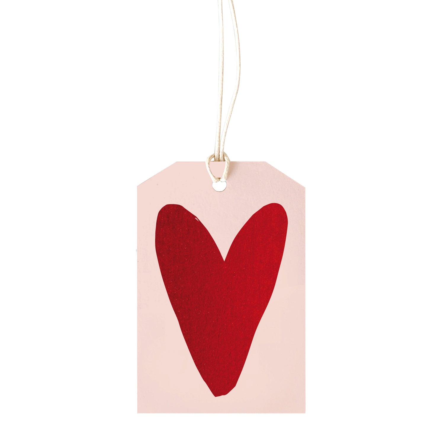 Gift Tag - Red Heart