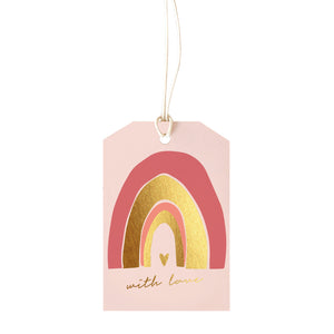 Gift Tag - With Love - pink