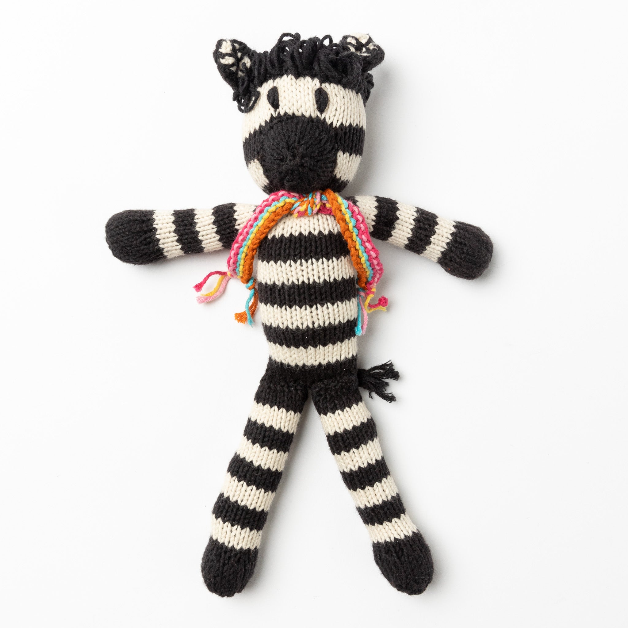 Organic Cotton soft toy - zebra