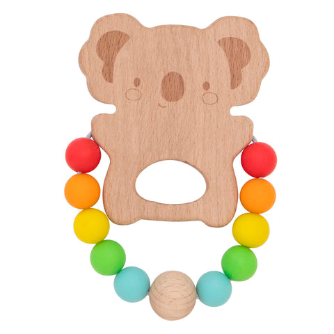 Koala Wooden Silicone Teether
