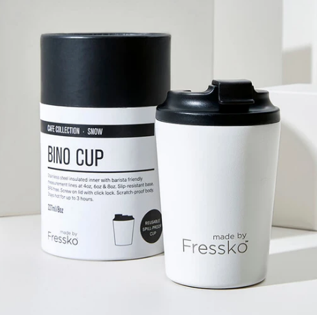Bino Coffee Cup - 8oz - Snow