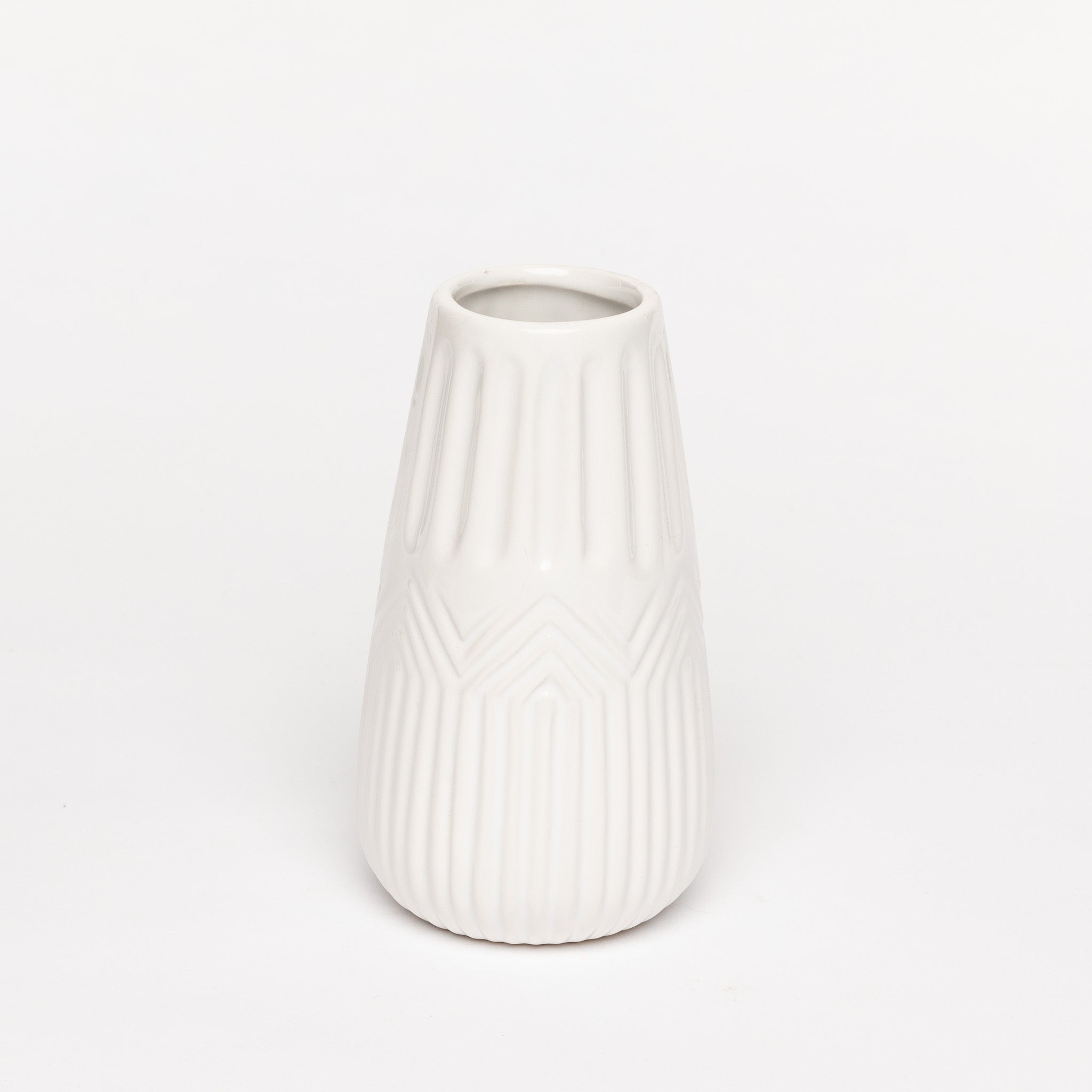 Ziggy Vase - White - small